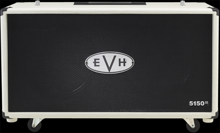 EVH 5150III 2X12 STRAIGHT CABINET, INVORY