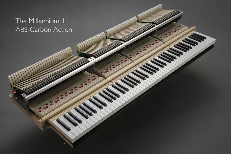 Bộ máy cơ Millennium III ABS-Carbon của đàn piano Kawai GL-20